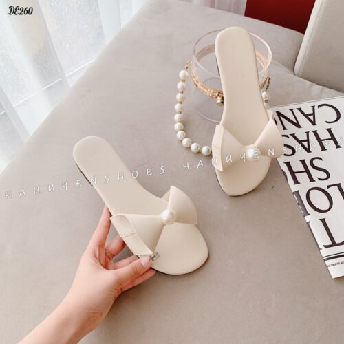 Dép bệt da lì - DE260 - Ảnh 9