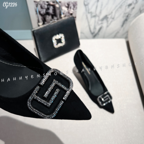 Cao gót nỉ 9cm - CG1226 - Ảnh 5