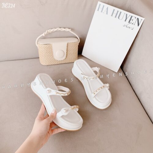 Dép da lì 5cm - DE324 - Ảnh 4