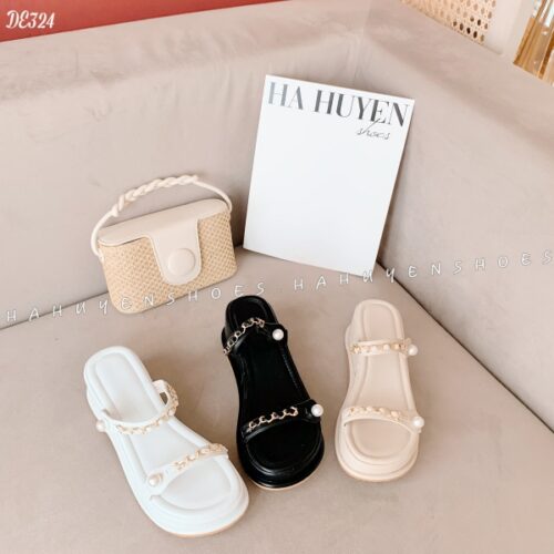Dép da lì 5cm - DE324