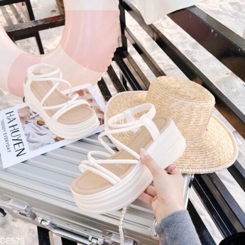 Dép da lì 6cm - DE579