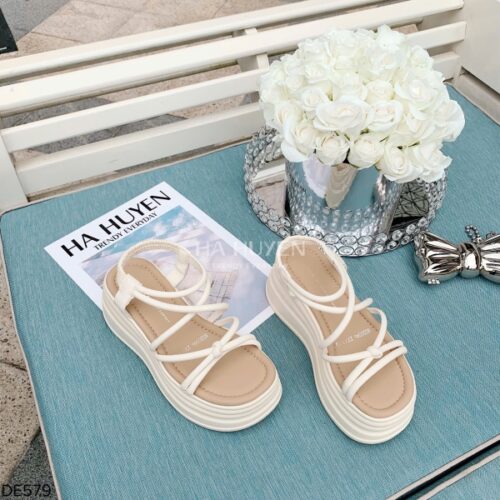 Dép da lì 6cm - DE579 - Ảnh 3