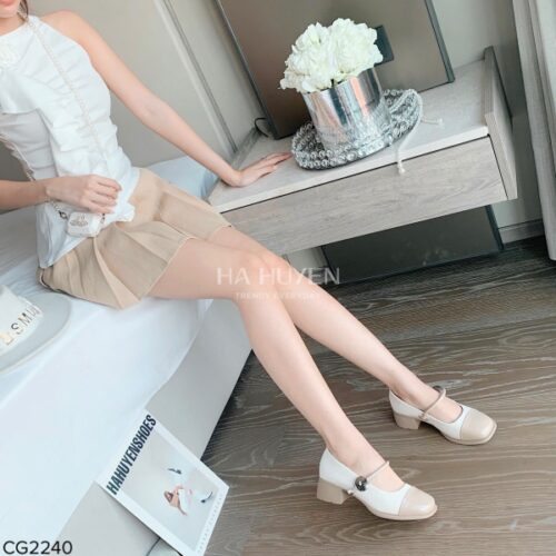Cao gót da lì 4cm- CG2240 - Ảnh 11