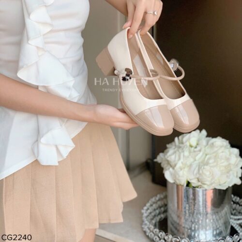 Cao gót da lì 4cm- CG2240 - Ảnh 10