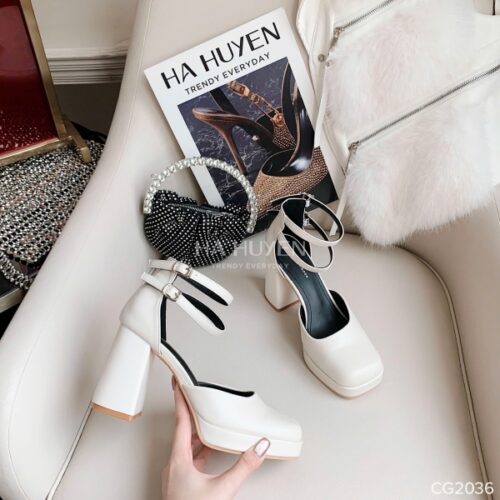 Cao gót đúp đế 9cm - CG2036