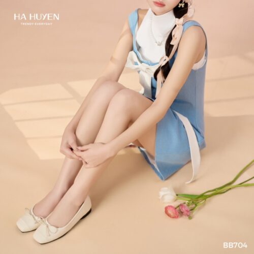 Búp bê lì mũi vá nơ nhí 1cm - BB704 - Ảnh 4