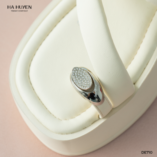 Dép da lì 6cm - DE710 - Ảnh 3