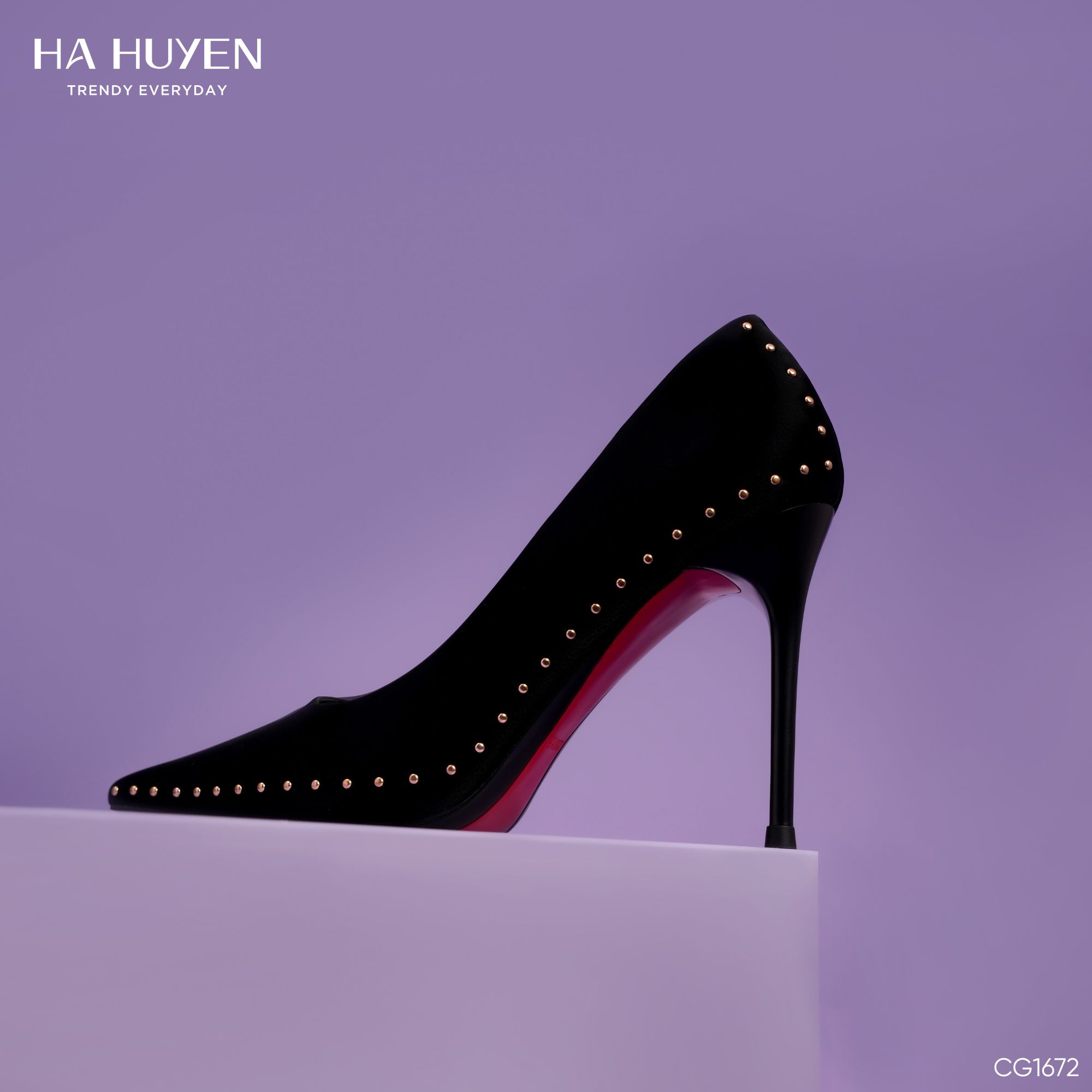 CG1672 v Cao gót da lì 9cm - CG1672 - Ảnh 1