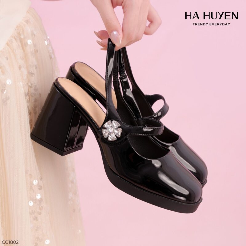 Cao gót da bóng 6cm - CG1802 - Ảnh 4