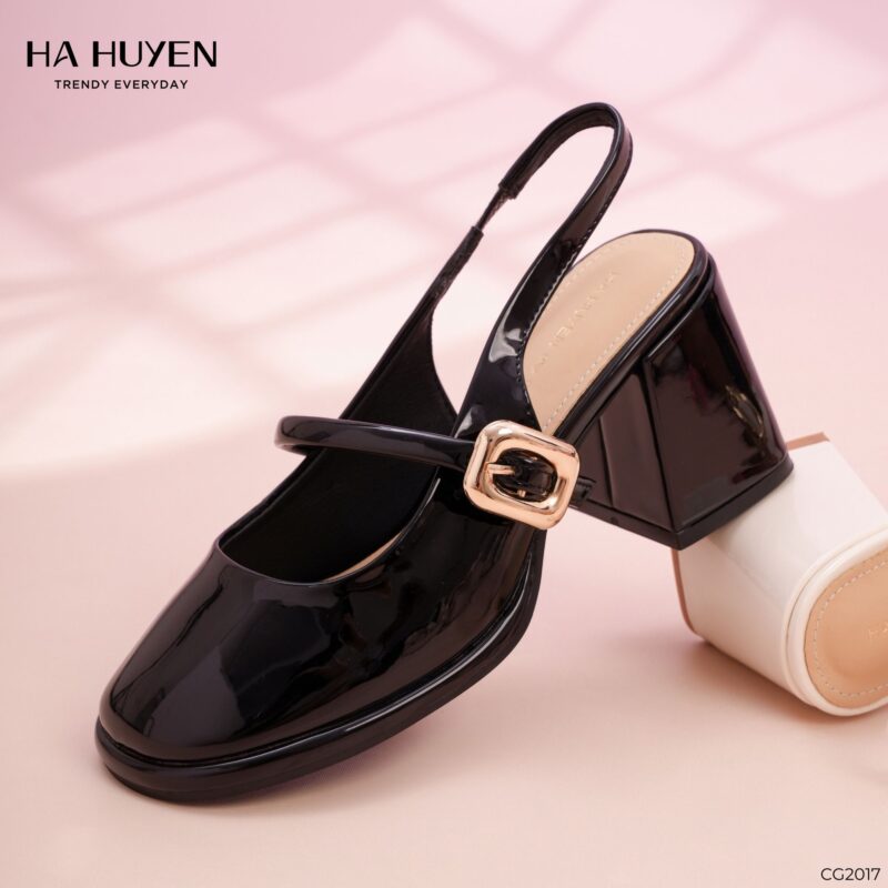 Cao gót da bóng 7cm - CG2017 - Ảnh 2