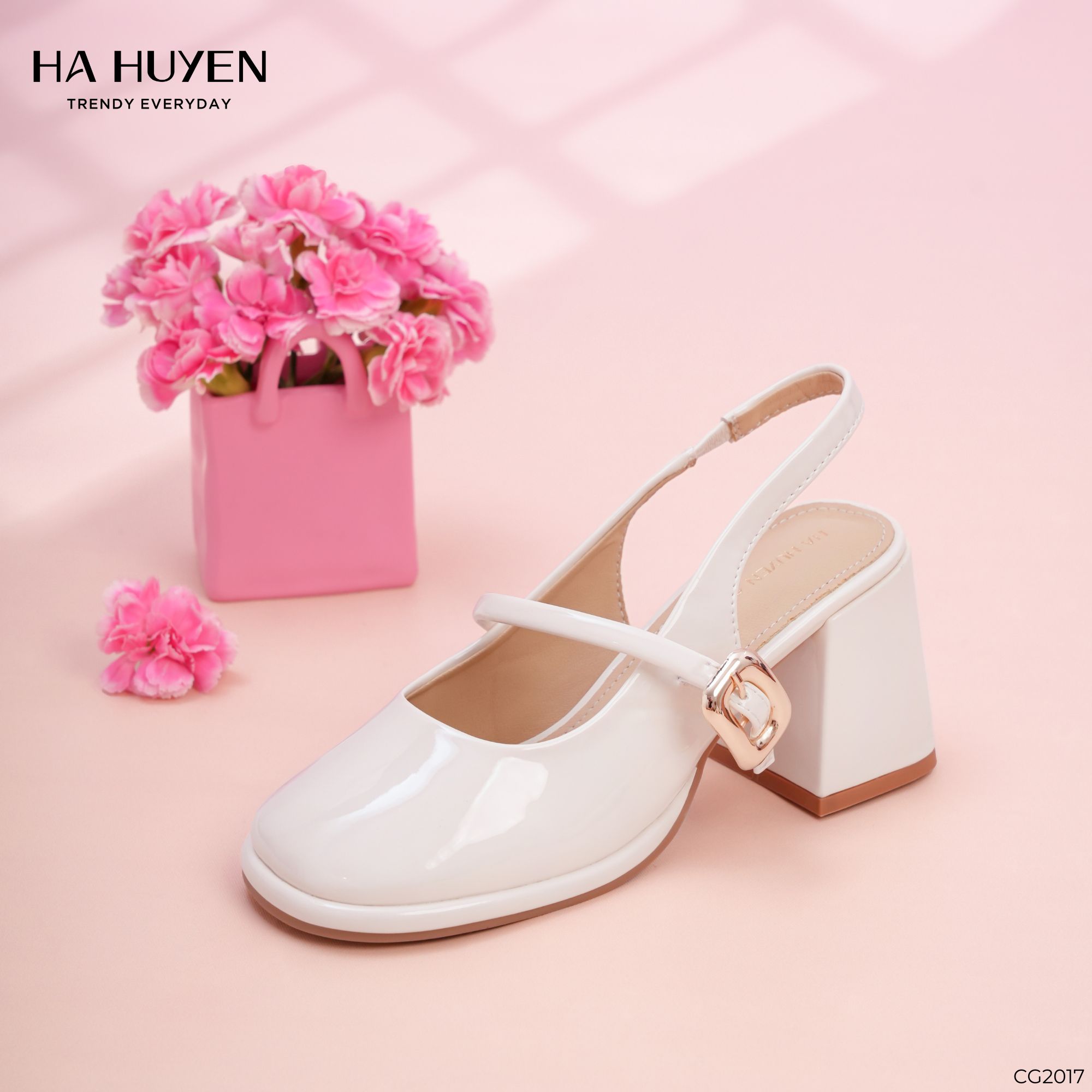 CG2017 Cao gót da bóng 7cm - CG2017 - Ảnh 1