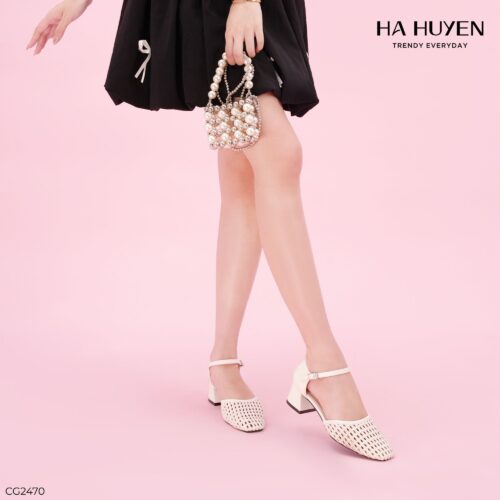 Cao gót mũi rọ 4cm - CG2470 - Ảnh 3