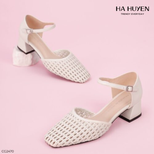 Cao gót mũi rọ 4cm - CG2470