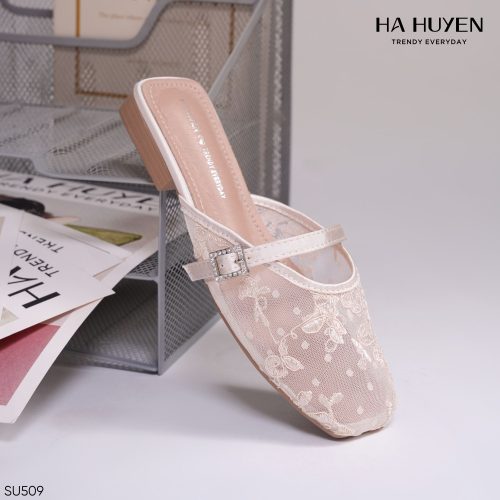 Sục lưới ren lá quai vải khoá cài 2cm - SU509 - Ảnh 2