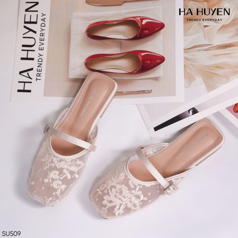 Sục lưới ren lá quai vải khoá cài 2cm - SU509 - Ảnh 4