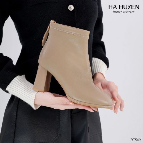 Boots mũi vuông 7cm - BT569 - Ảnh 2