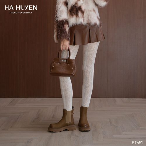 Boots cổ chun 5cm - BT651 - Ảnh 4