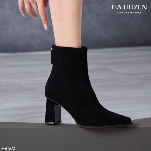 Boots nỉ 7cm - BT672