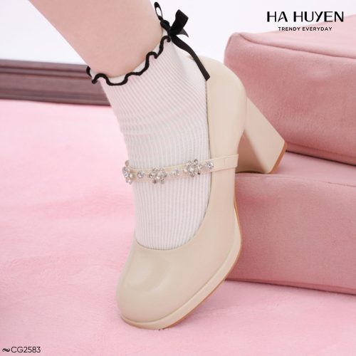 Cao gót da bóng 9cm - CG2583 - Ảnh 2