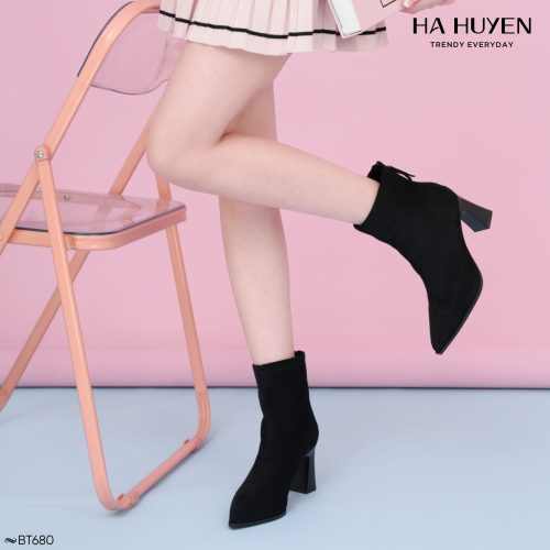 Boots nỉ 7cm - BT680 - Ảnh 2
