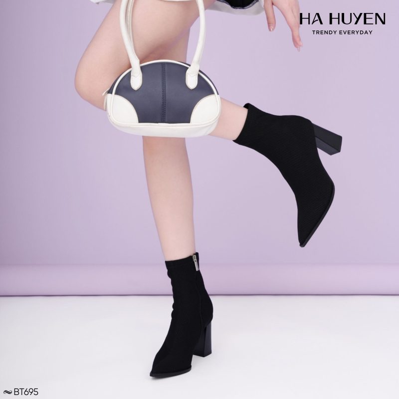Boots vải 8cm - BT695 - Ảnh 4