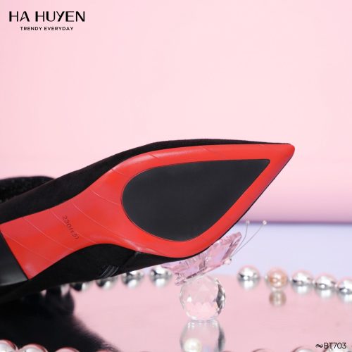 Boots da nỉ 10cm - BT703 - Ảnh 4