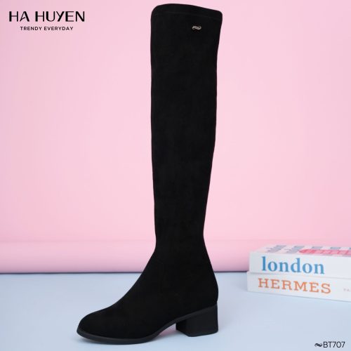 Boots nỉ da lộn 5cm - BT707 - Ảnh 4