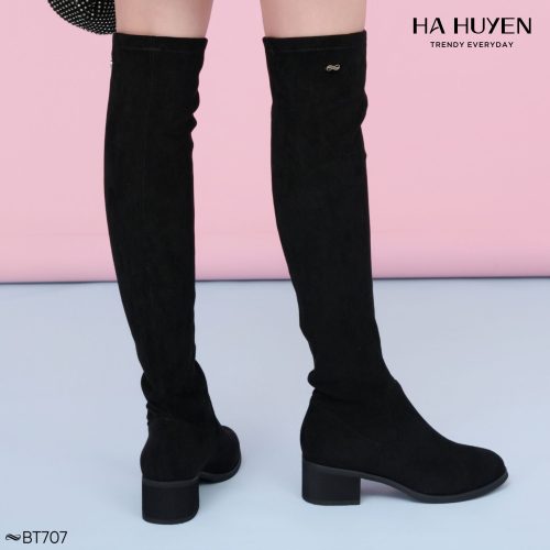 Boots nỉ da lộn 5cm - BT707 - Ảnh 3