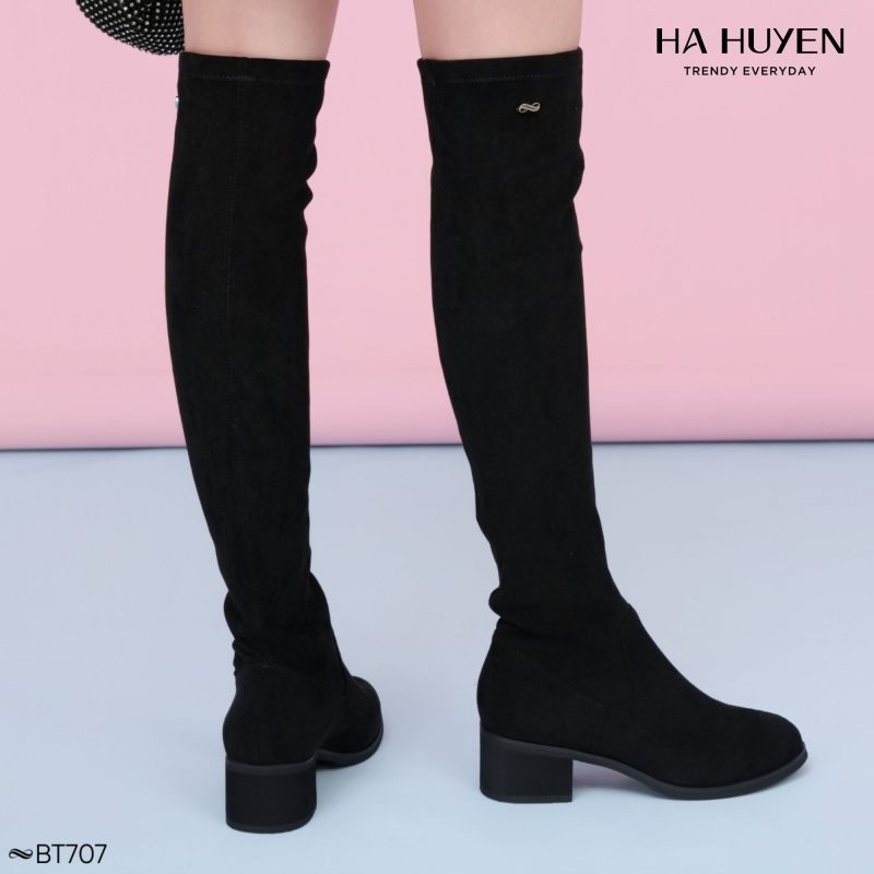 Boots nỉ da lộn 5cm - BT707 - Ảnh 3