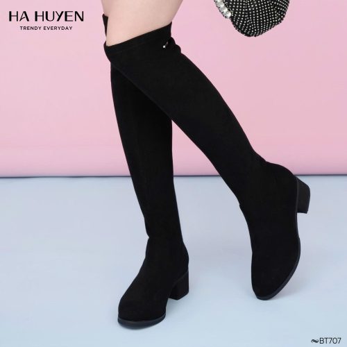 Boots nỉ da lộn 5cm - BT707