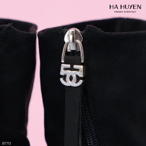 Boots nỉ da lộn 9cm - BT713 - Ảnh 3