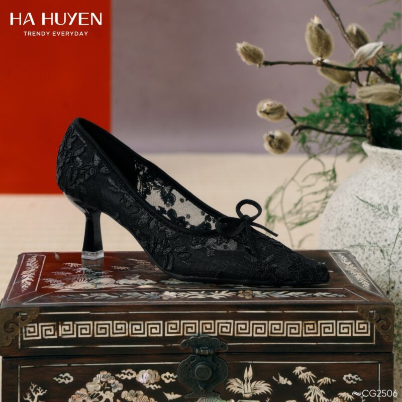 Cao gót ren 6.5cm - CG2506 - Ảnh 6