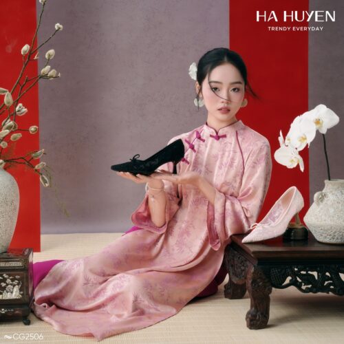 Cao gót ren 6.5cm - CG2506