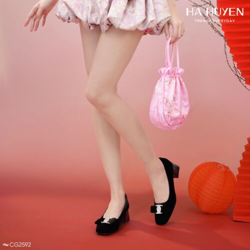 Cao gót nhung 4.5cm - CG2592 - Ảnh 3