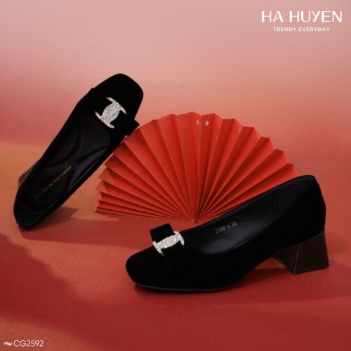 Cao gót nhung 4.5cm - CG2592