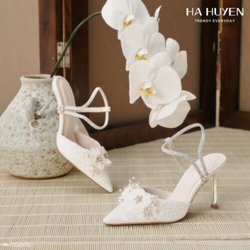 Cao gót ren 8cm - CG2612