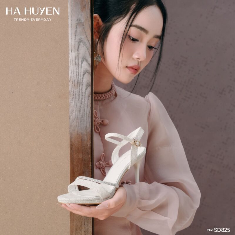 Sandals ren nhũ 9cm - SD825 - Ảnh 6