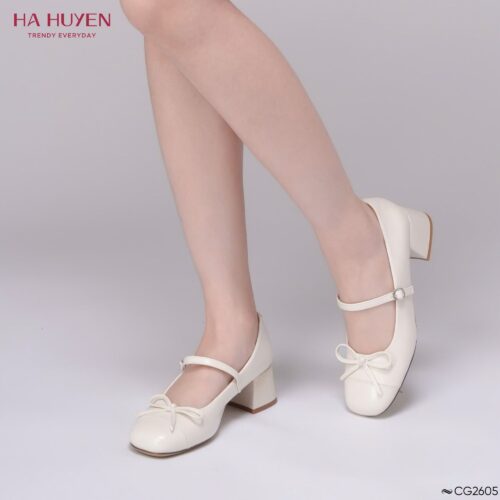 Cao gót da lì 4cm - CG2605 - Ảnh 2