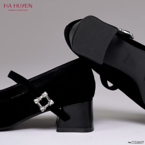 Cao gót nhung lì 5cm - CG2607 - Ảnh 2