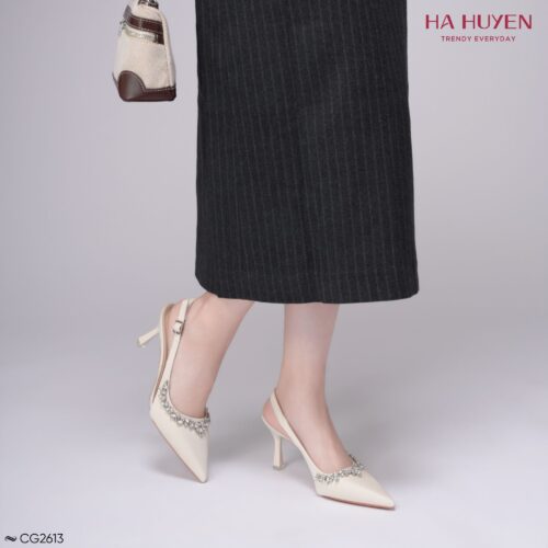 Cao gót da lì 8cm - CG2613 - Ảnh 4
