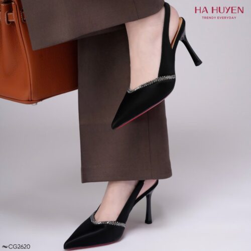 Cao gót da lì 8cm - CG2620 - Ảnh 2