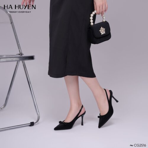 Cao gót nơ ngang quai hậu 9cm - CG2516 - Ảnh 4