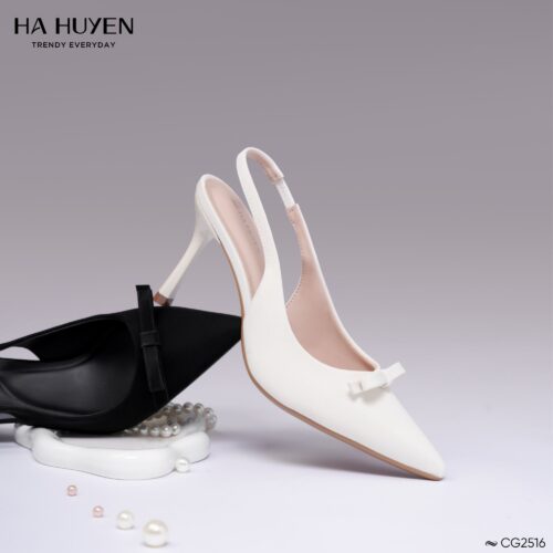 Cao gót nơ ngang quai hậu 9cm - CG2516
