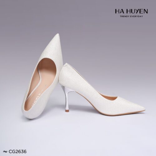 Cao gót nhũ sần 8cm - CG2636