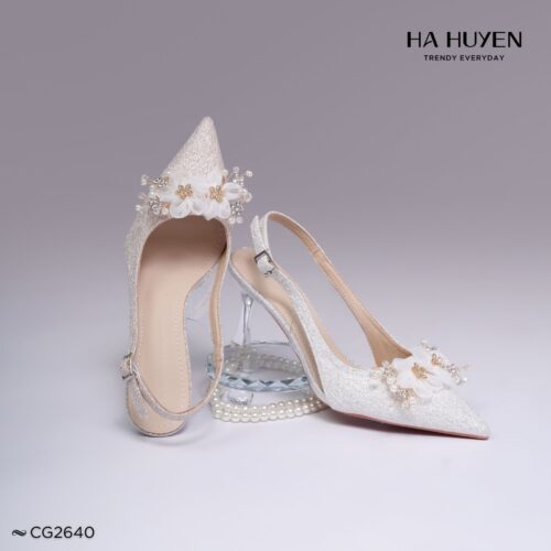 Cao gót nhũ 7cm - CG2640