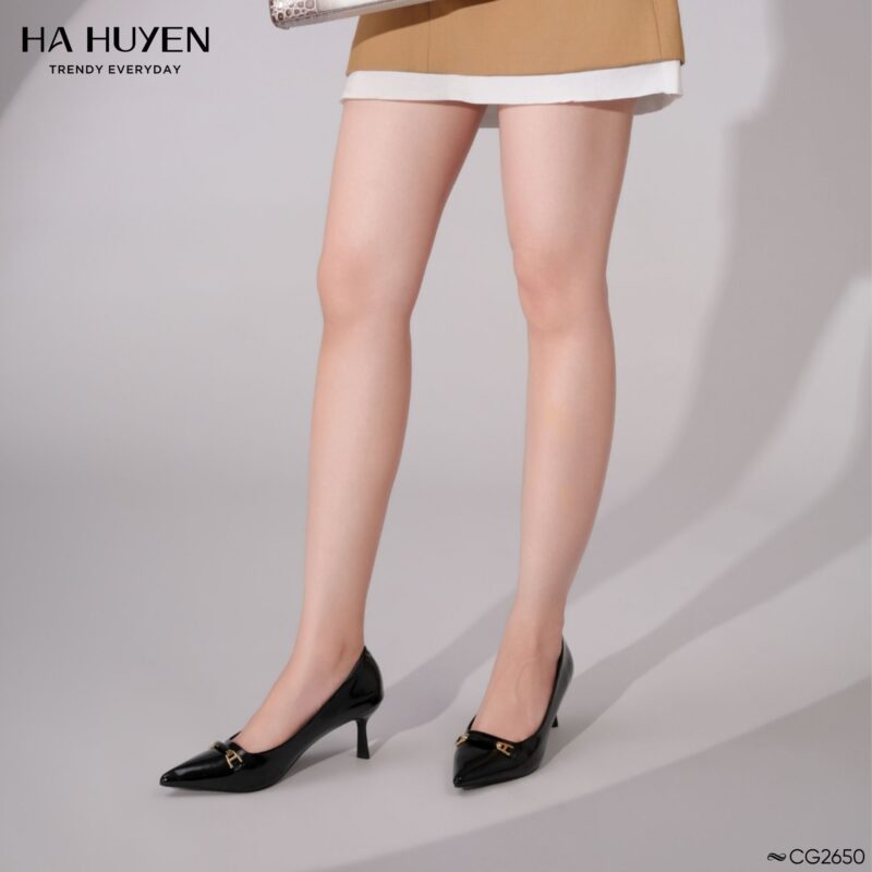 Cao gót da bóng 6.5cm - CG2650 - Ảnh 3