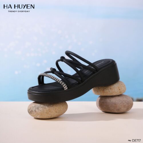 Dép da lì 4cm - DE717 - Ảnh 3