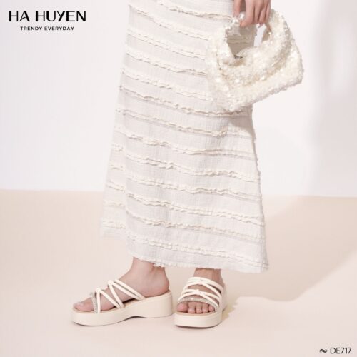 Dép da lì 4cm - DE717 - Ảnh 2