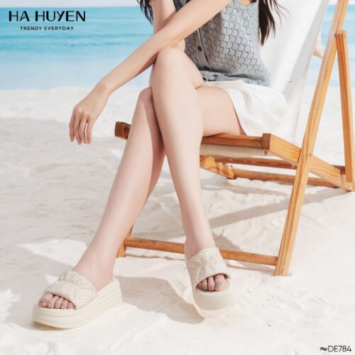 Dép da lì 5cm - DE784 - Ảnh 4