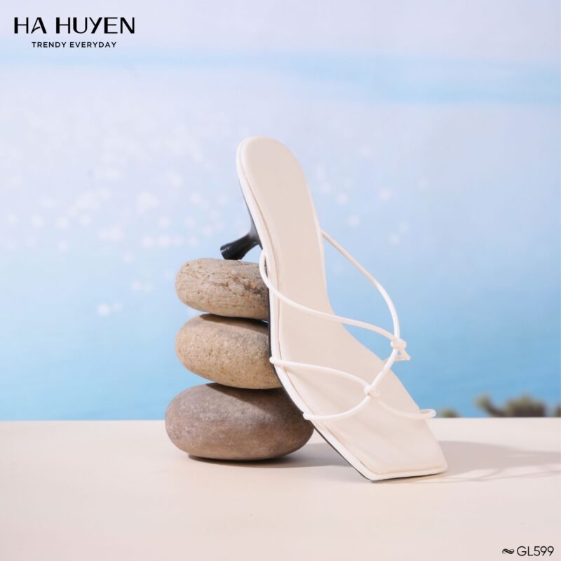 Guốc lê dây siêu mảnh thắt nút 7cm - GL599 - Ảnh 4